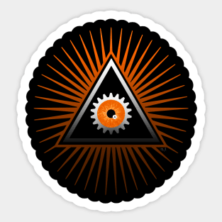 A clockwork orage Eye Sticker